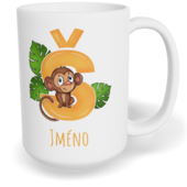 Hrnek klasický velký s vlastním potiskem - Jméno Š
