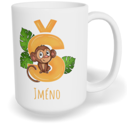 Hrnek klasický velký s vlastním potiskem - Jméno Š