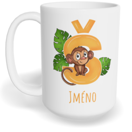 Hrnek klasický velký s vlastním potiskem - Jméno Š