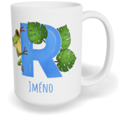 Hrnek klasický velký s vlastním potiskem - Jméno R