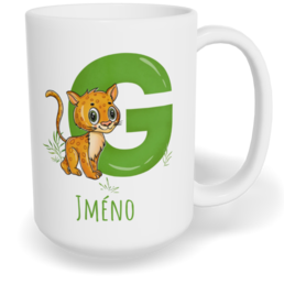 Hrnek klasický velký s vlastním potiskem - Jméno G