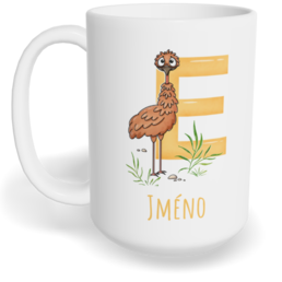 Hrnek klasický velký s vlastním potiskem - Jméno E