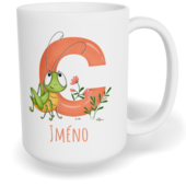 Hrnek klasický velký s vlastním potiskem - Jméno C