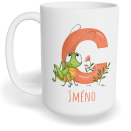 Hrnek klasický velký s vlastním potiskem - Jméno C