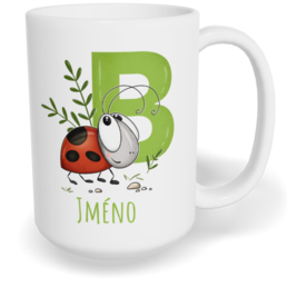 Hrnek klasický velký s vlastním potiskem - Jméno B
