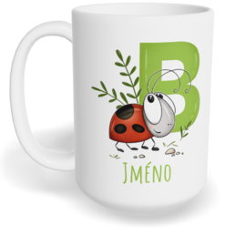 Hrnek klasický velký s vlastním potiskem - Jméno B