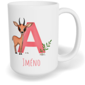 Hrnek klasický velký s vlastním potiskem - Jméno A
