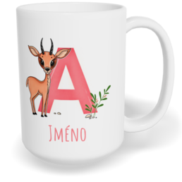 Hrnek klasický velký s vlastním potiskem - Jméno A