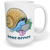 Hrnek klasický velký s vlastním potiskem - Home office