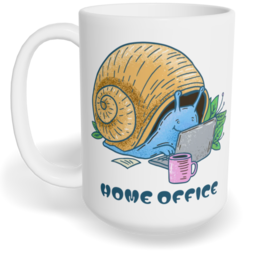 Hrnek klasický velký s vlastním potiskem - Home office