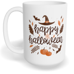 Hrnek klasický velký s vlastním potiskem - Happy Halloween