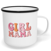 Hrnek plecháček s potiskem na míru - Girl mama