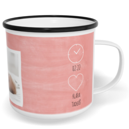 Fotohrnček plecháčik s fotkou a textom - Girl