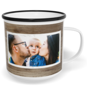 Fotohrnček plecháčik s fotkou a textom - Family