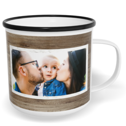 Fotohrnček plecháčik s fotkou a textom - Family