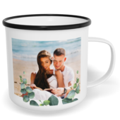 Fotohrnček plecháčik s fotkou a textom - Eukalyptus