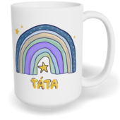 Hrnek klasický velký s vlastním potiskem - Duhový táta