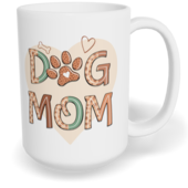 Hrnek klasický velký s vlastním potiskem - Dog mom
