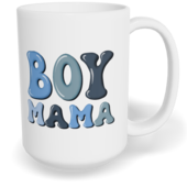 Hrnek klasický velký s vlastním potiskem - Boy mama