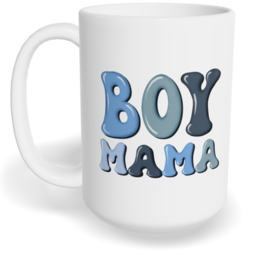 Hrnek klasický velký s vlastním potiskem - Boy mama