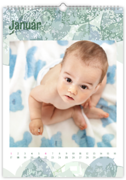 Fotokalendar exkluzív na výšku - Listy