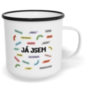 Hrnek plecháček s potiskem na míru - Já jsem