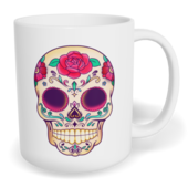 Hrnek klasický malý s vlastním potiskem - Lebka