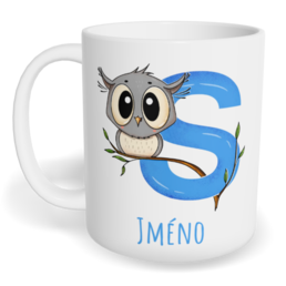 Hrnek klasický malý s vlastním potiskem - Jméno S