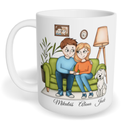 Hrnek klasický malý s vlastním potiskem - Perfektní muž