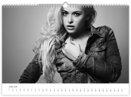 Fotokalendář exklusiv na šířku - Bílá