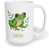 Hrnek klasický velký s vlastním potiskem - Žába