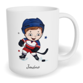 Hrnek klasický malý s vlastním potiskem - Hokejista