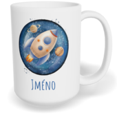 Hrnek klasický velký s vlastním potiskem - Raketa