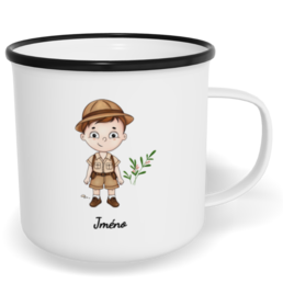 Hrnek plecháček s potiskem na míru - Skaut