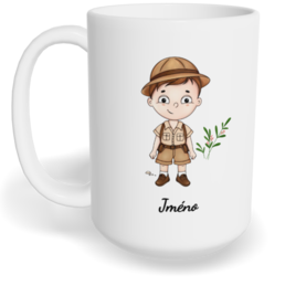 Hrnek klasický velký s vlastním potiskem - Skaut