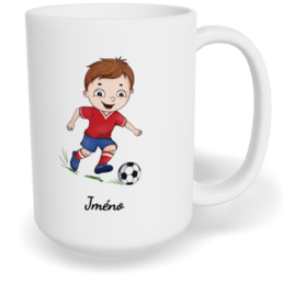 Hrnek klasický velký s vlastním potiskem - Fotbalista