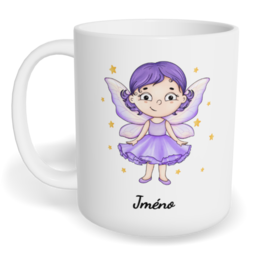 Hrnek klasický malý s vlastním potiskem - Víla