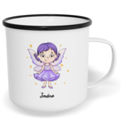 Hrnek plecháček s potiskem na míru - Víla