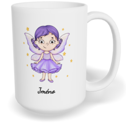 Hrnek klasický velký s vlastním potiskem - Víla