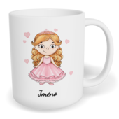 Hrnek klasický malý s vlastním potiskem - Princezna
