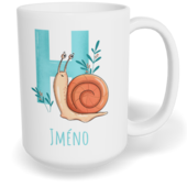 Hrnek klasický velký s vlastním potiskem - Jméno H