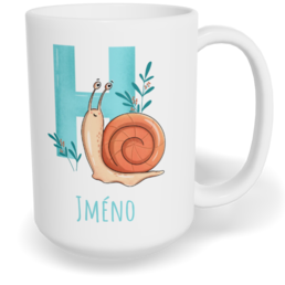 Hrnek klasický velký s vlastním potiskem - Jméno H