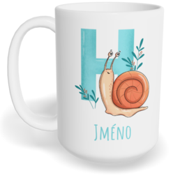 Hrnek klasický velký s vlastním potiskem - Jméno H
