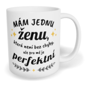 Hrnek klasický malý s vlastním potiskem - Perfektní žena