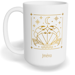 Hrnek klasický velký s vlastním potiskem - Znamení zvěrokruhu Rak