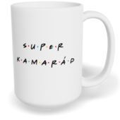 Hrnek klasický velký s vlastním potiskem - Super kamarád