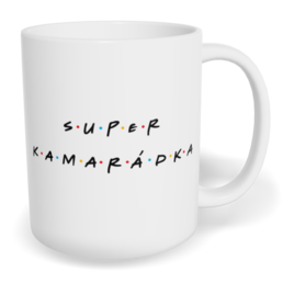 Hrnek klasický malý s vlastním potiskem - Super kamarádka