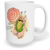 Hrnek klasický velký s vlastním potiskem - Popcorn