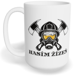 Hrnek klasický velký s vlastním potiskem - Hasím žízeň