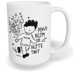 Hrnek klasický velký s vlastním potiskem - Pyrotechnik